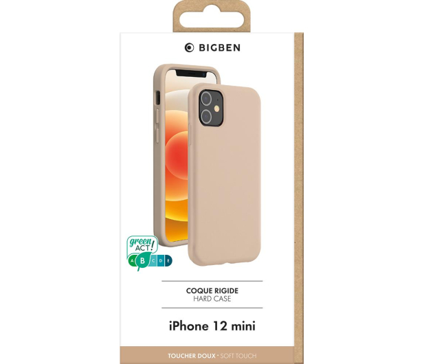BIGBEN Etui do iPhone 12 MINI SAND - 671259 - zdjęcie 4